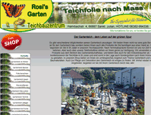 Tablet Screenshot of gartenteich-bauen.eu